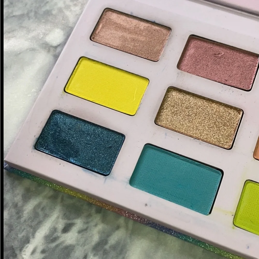 tarte 100% eyeshadow shown